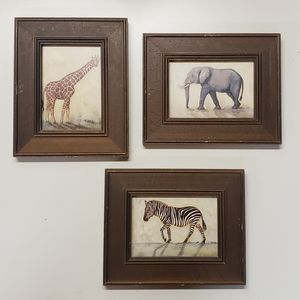 PIER 1 Animals of Africa- Giraffe, Elephant, Zebra